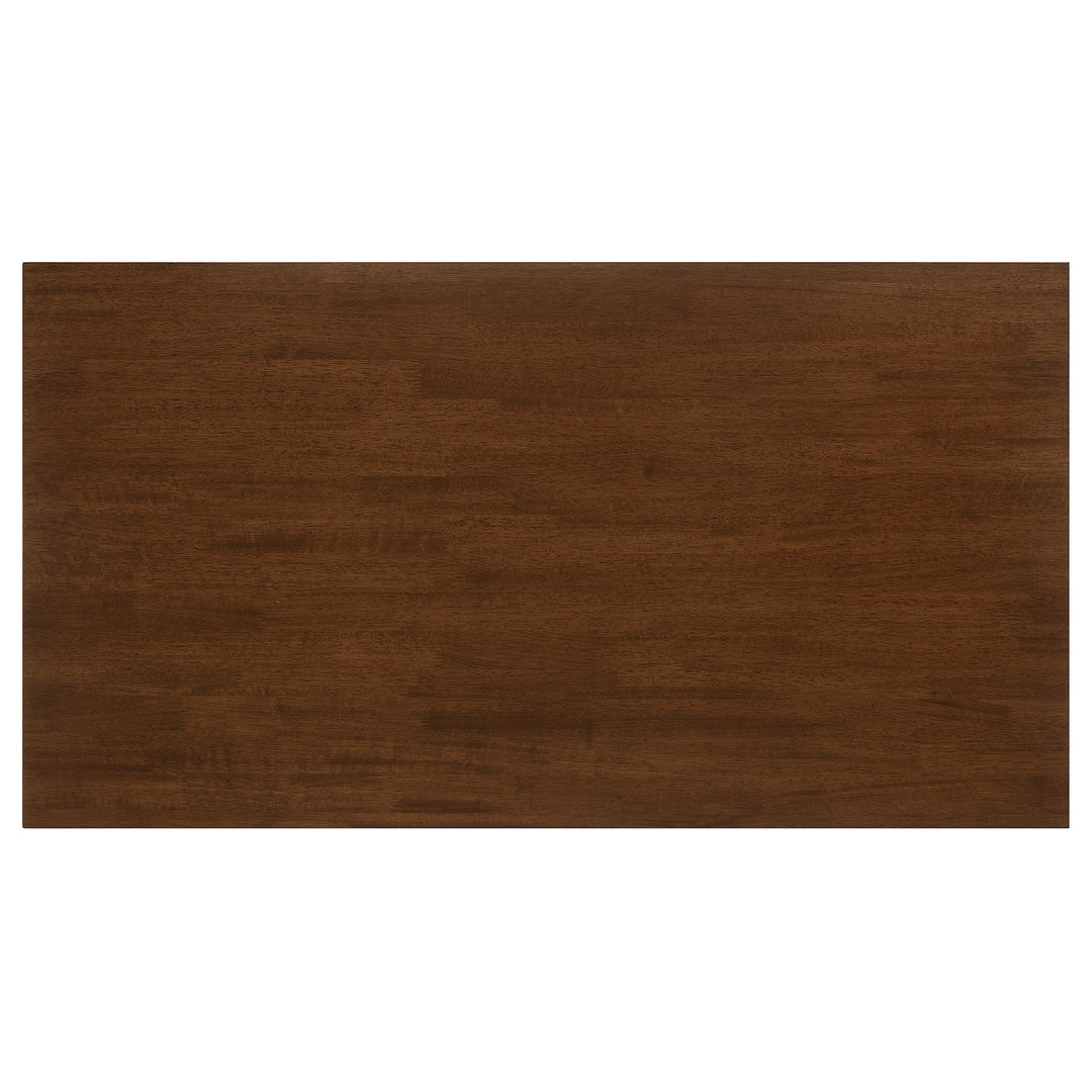 Connie 4-piece Counter Height Set Chestnut and Dark Brown