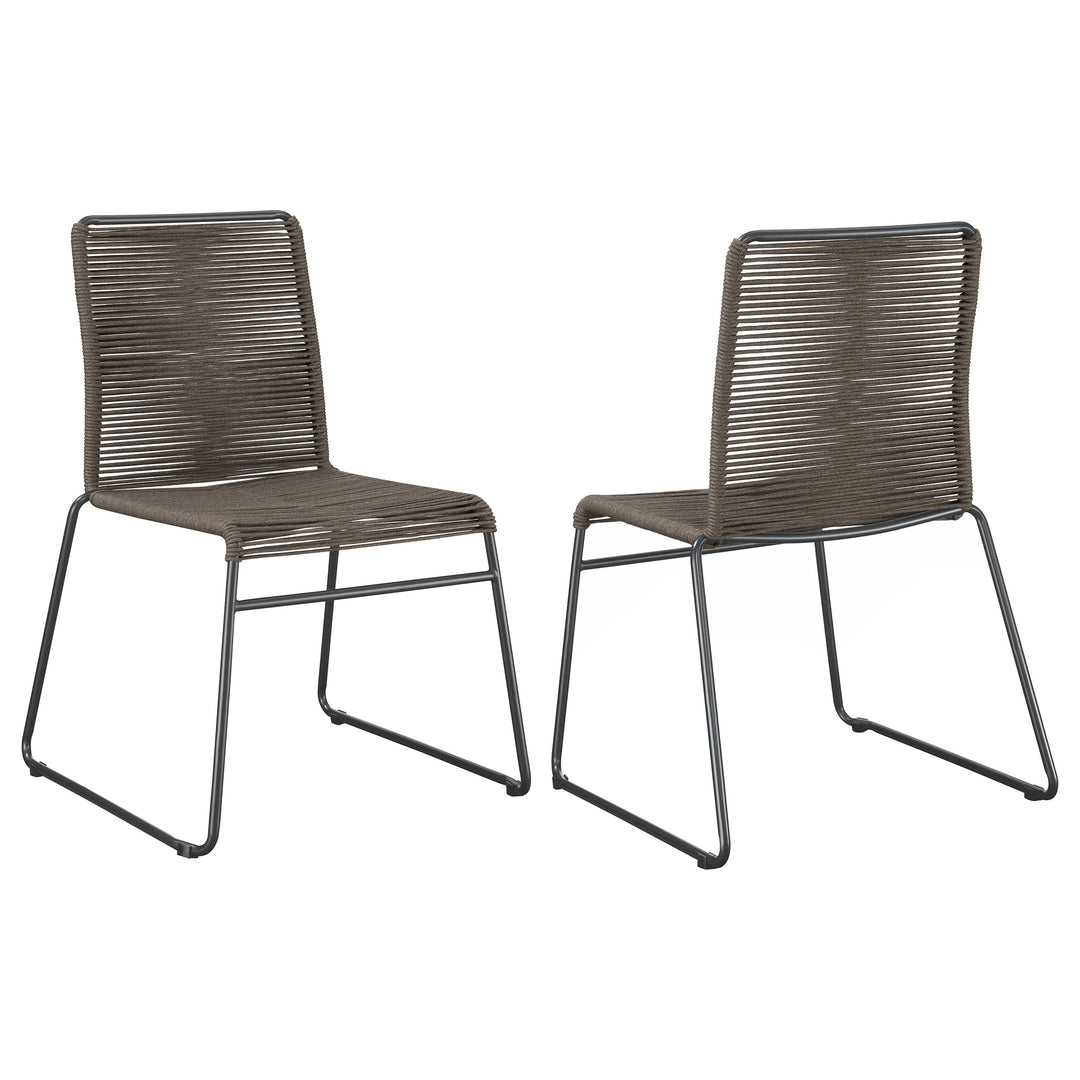 Jerome Upholstered Stackable Side Chairs (Set of 2)