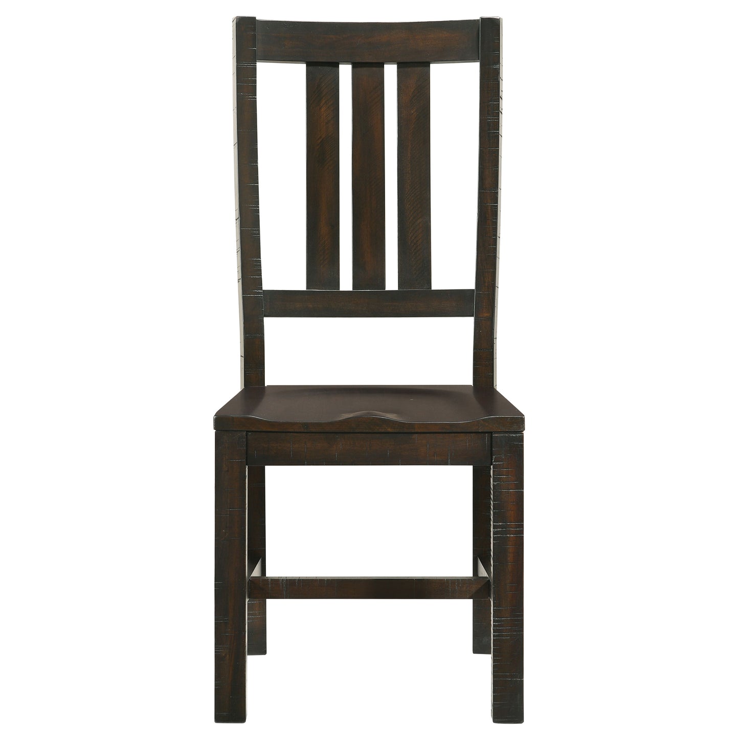 Calandra Slat Back Side Chairs Vintage Java (Set of 2)