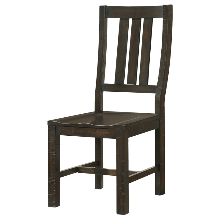 Calandra Slat Back Side Chairs Vintage Java (Set of 2)