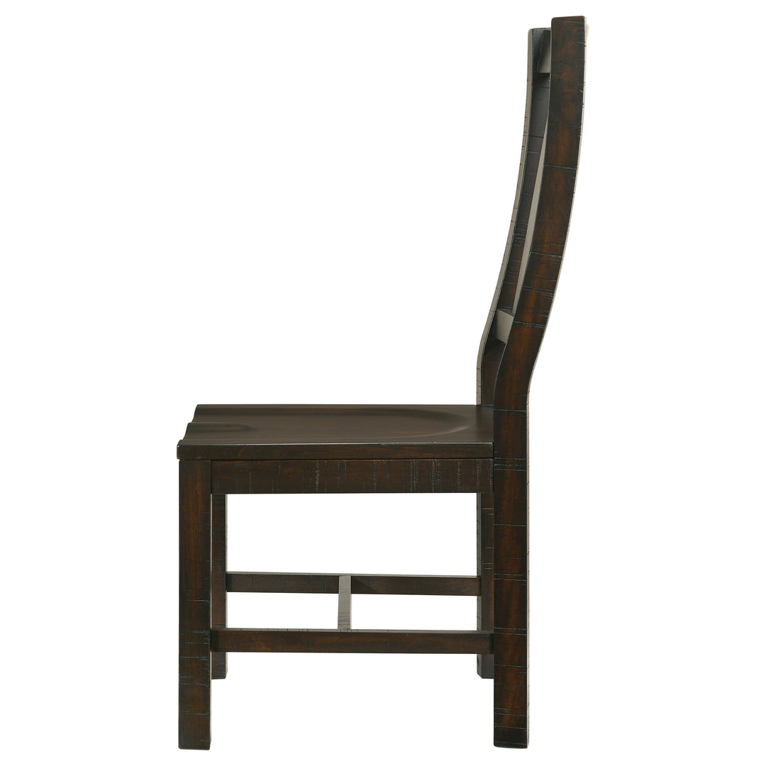 Calandra Slat Back Side Chairs Vintage Java (Set of 2)