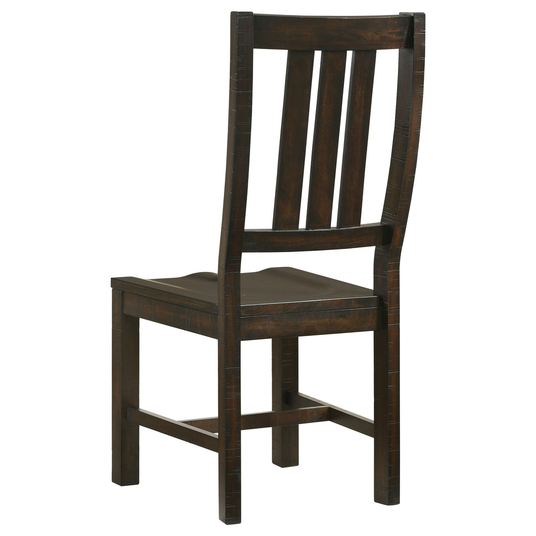 Calandra Slat Back Side Chairs Vintage Java (Set of 2)