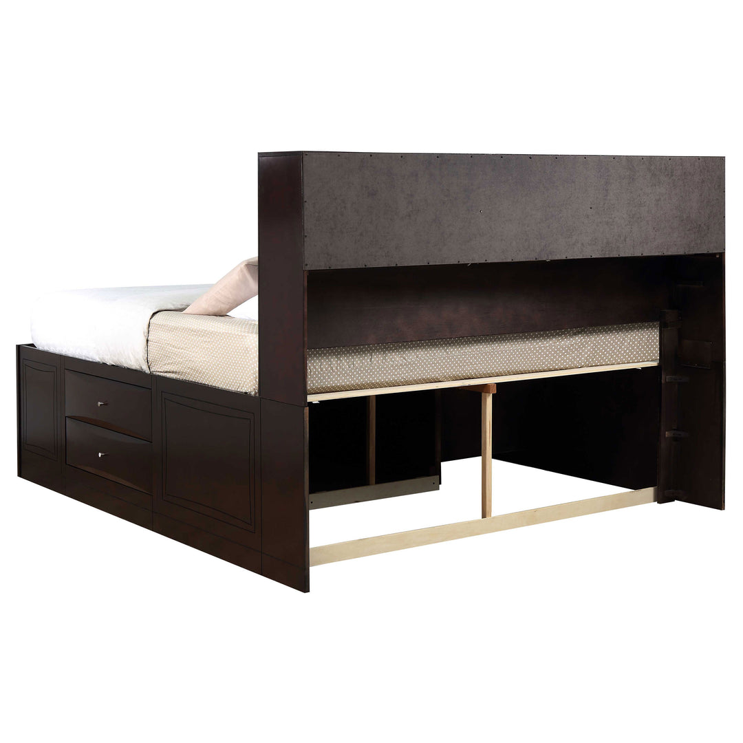 Phoenix Cappuccino King Five-Piece Bedroom Set