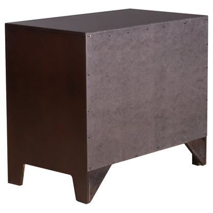 Phoenix 2-drawer Nightstand Cappuccino