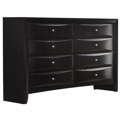 Briana Black King Four-Piece Bedroom Set