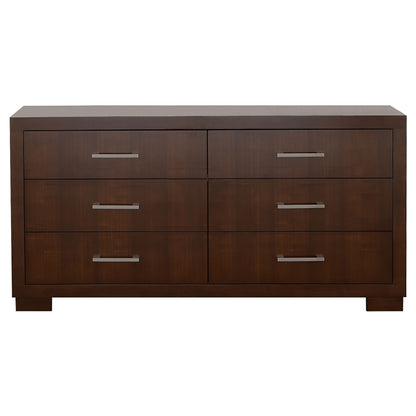 Jessica Dark Cappuccino King Four-Piece Bedroom Set