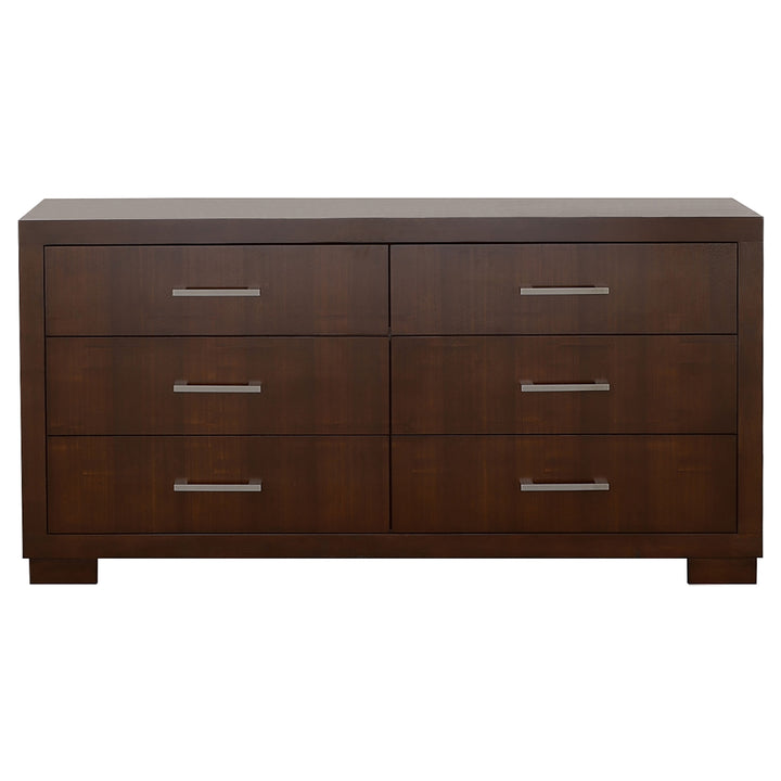 Jessica Dark Cappuccino King Four-Piece Bedroom Set