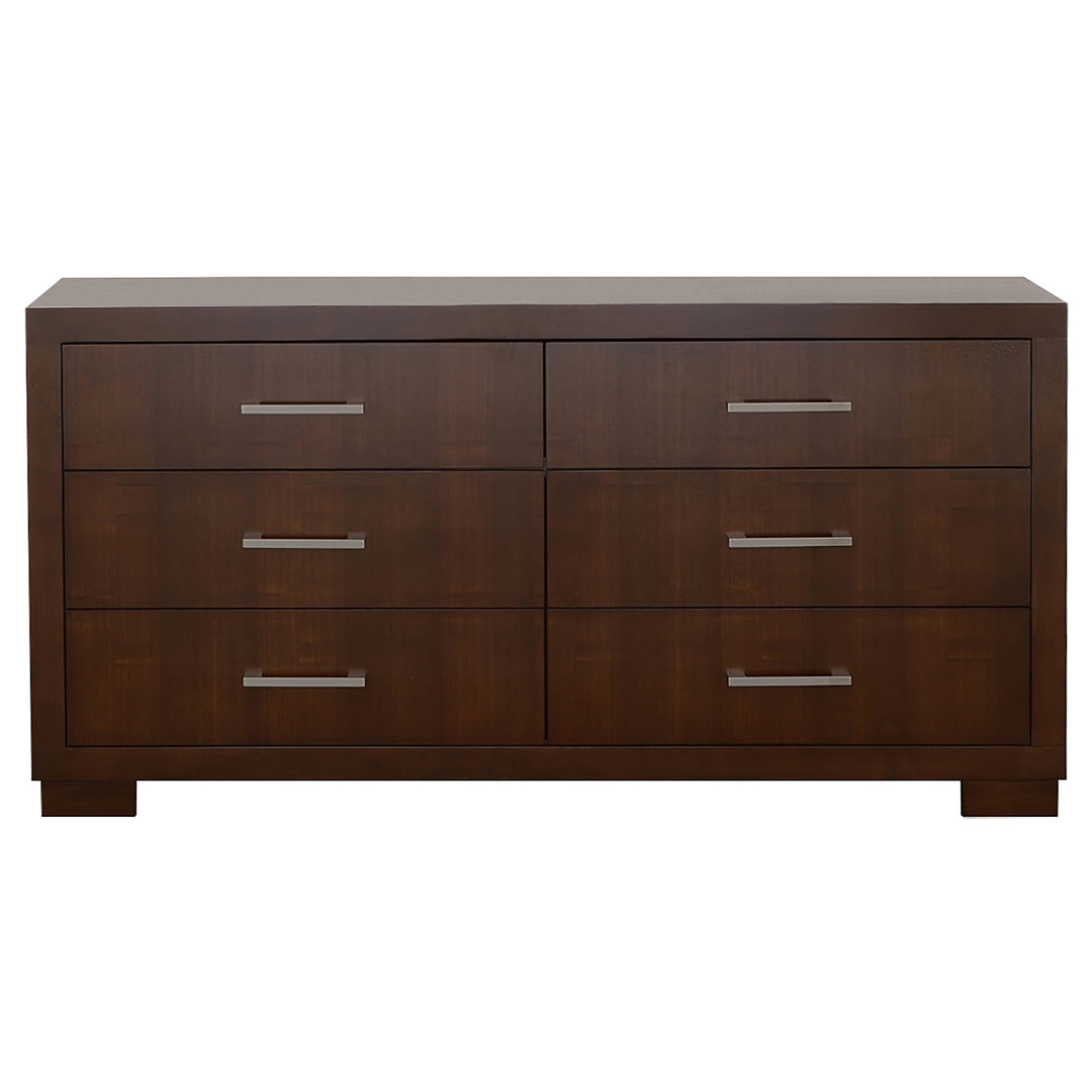 Jessica Dark Cappuccino King Five-Piece Bedroom Set