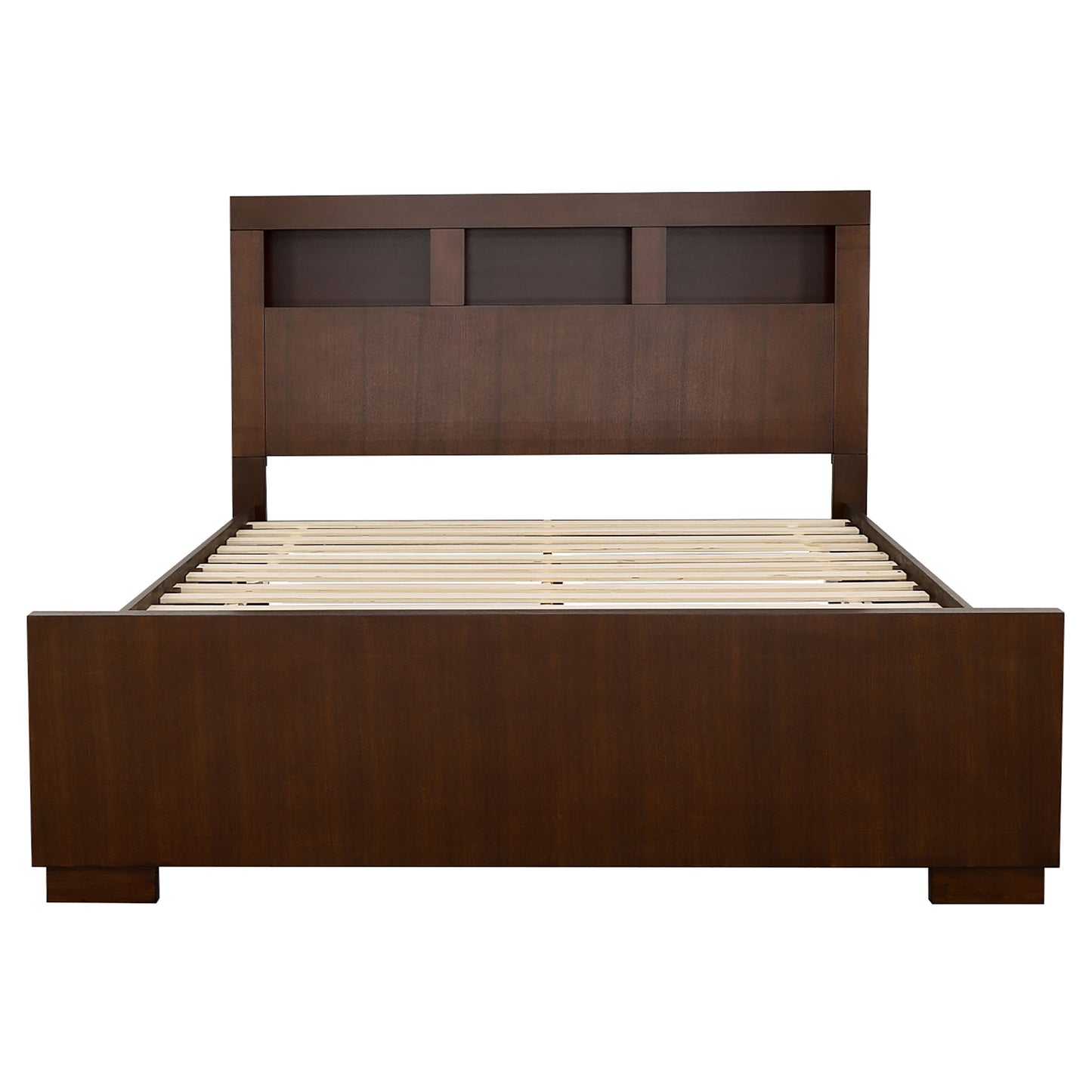 Jessica Dark Cappuccino King Five-Piece Bedroom Set With Storage Bed