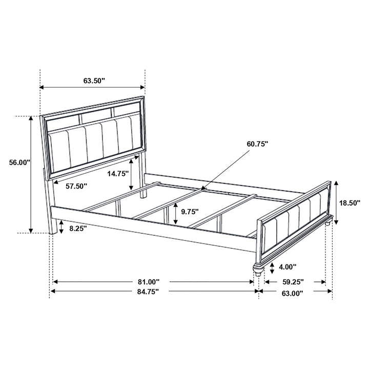 Barzini Transitional Queen Five-Piece Bedroom Set