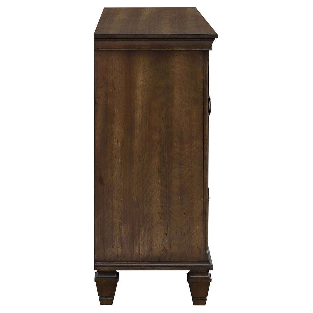 Franco 52-drawer Dresser Burnished Oak