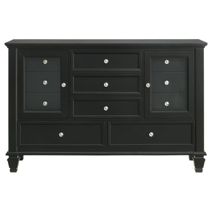 Sandy Beach 11-drawer Dresser Black