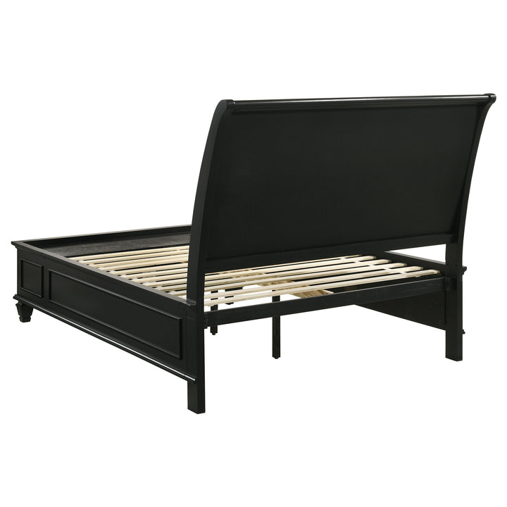 Sandy Beach Black King Five-Piece Bedroom Set