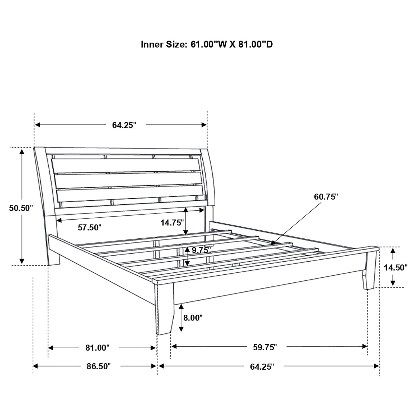 Serenity Wood Queen Panel Bed Rich Merlot