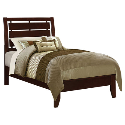 Serenity Rich Merlot Twin Four-Piece Bedroom Set