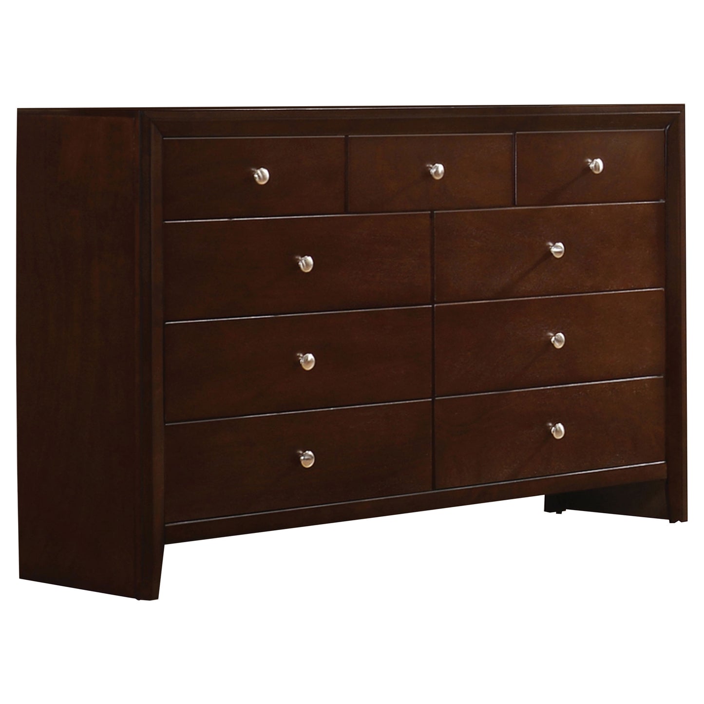 Serenity Rich Merlot Nine-Drawer Dresser