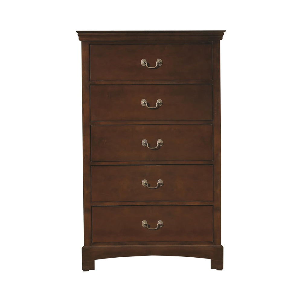 Tatiana 5-drawer Bedroom Chest Warm Brown