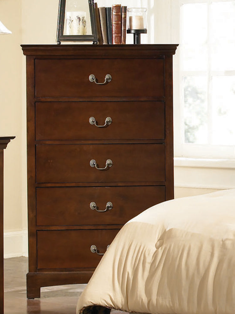 Tatiana 5-drawer Bedroom Chest Warm Brown