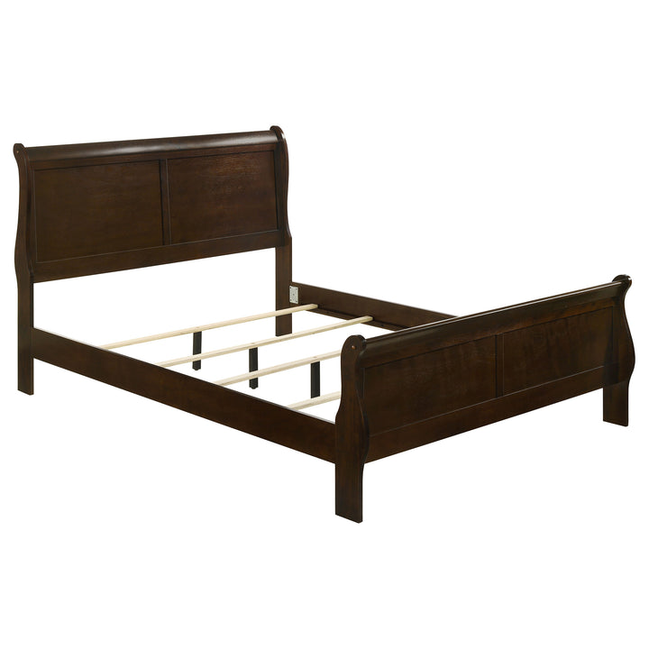 Louis Philippe 4-piece Full Bedroom Set Cappuccino