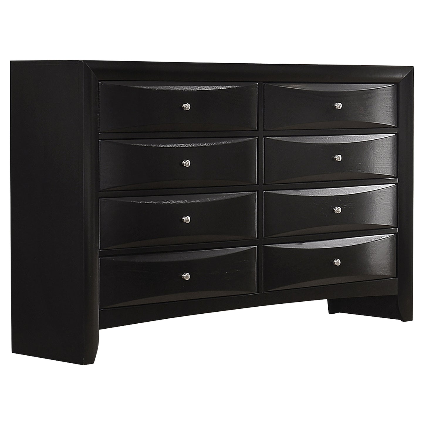 Briana Transitional Black California King Four-Piece Bedroom Set