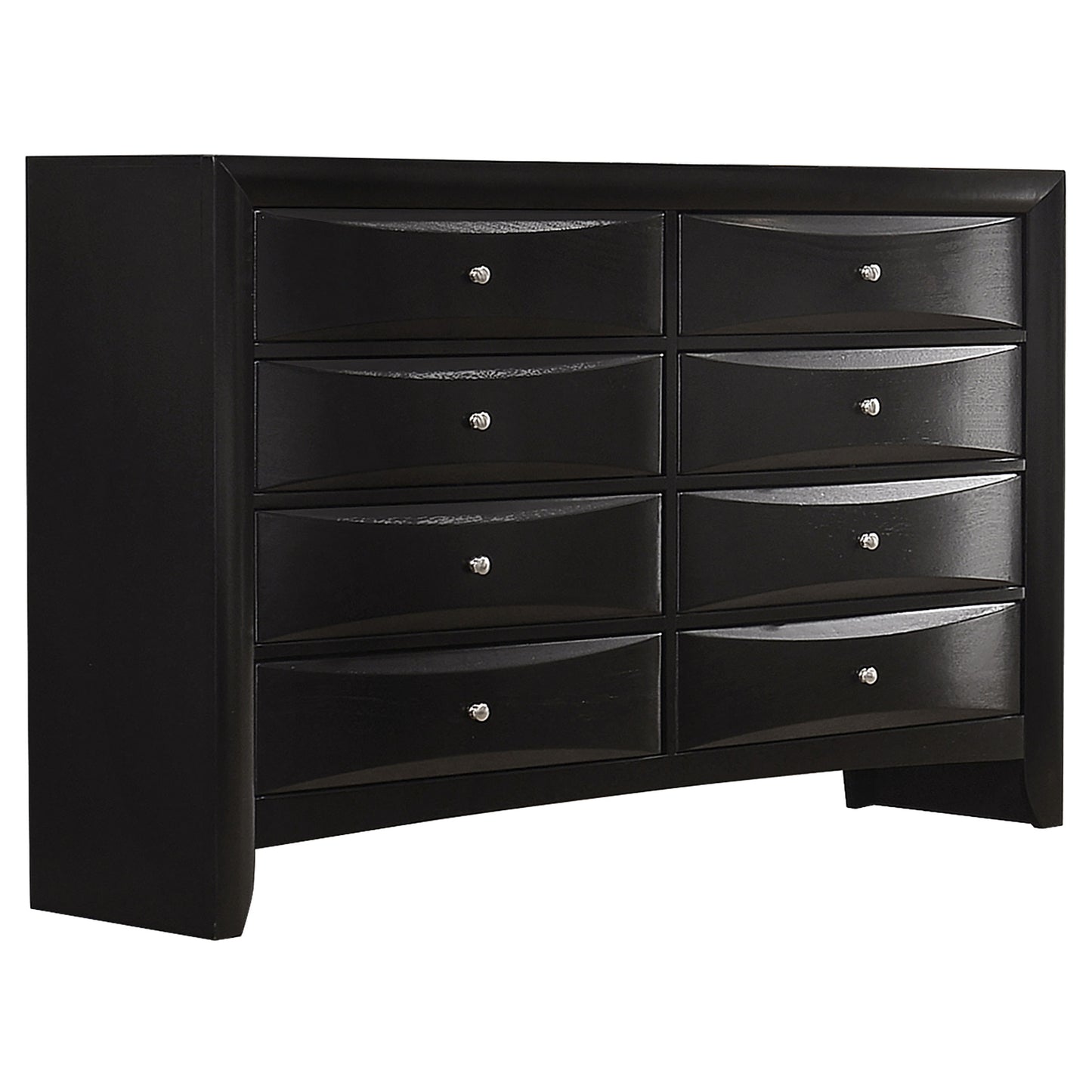 Briana Transitional Black California King Five-Piece Bedroom Set