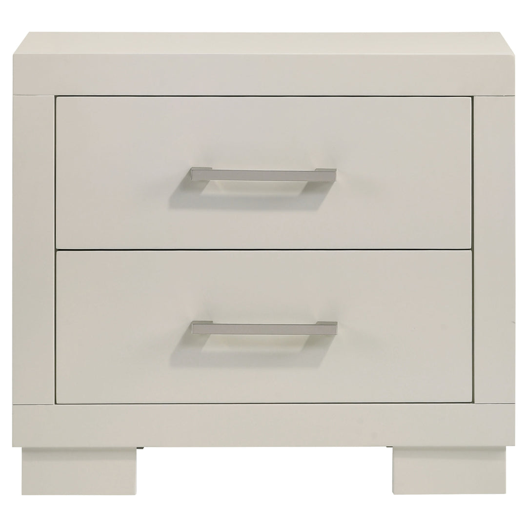 Jessica 2-drawer Nightstand Cream White