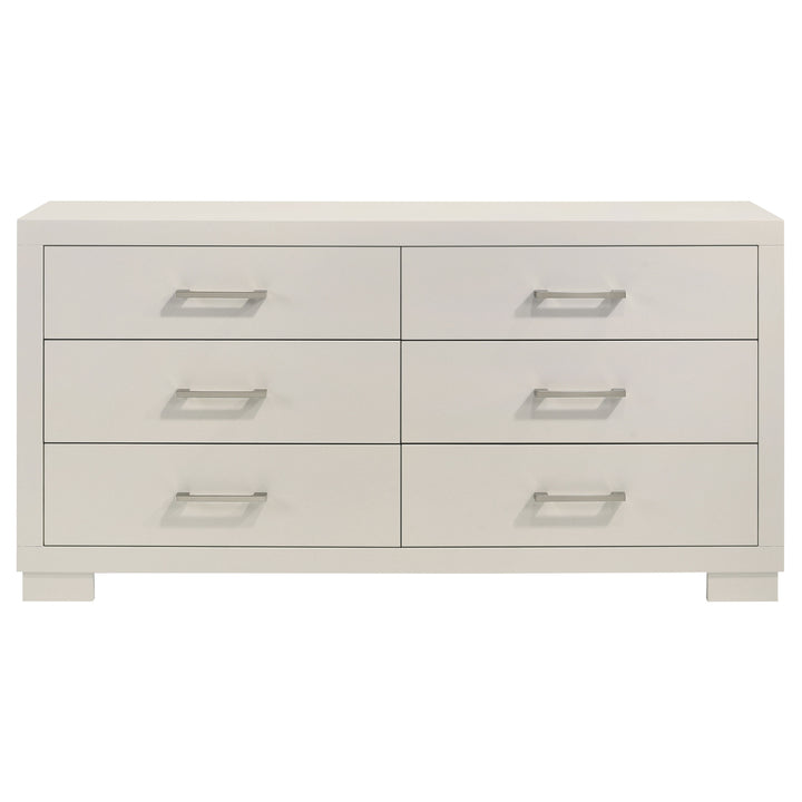 Jessica 6-drawer Dresser Cream White