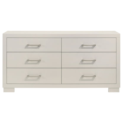 Jessica 6-drawer Dresser Cream White