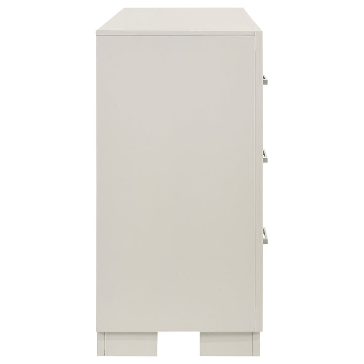 Jessica 6-drawer Dresser Cream White