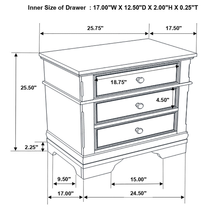 Cambridge 4-piece Queen Bedroom Set Cappuccino