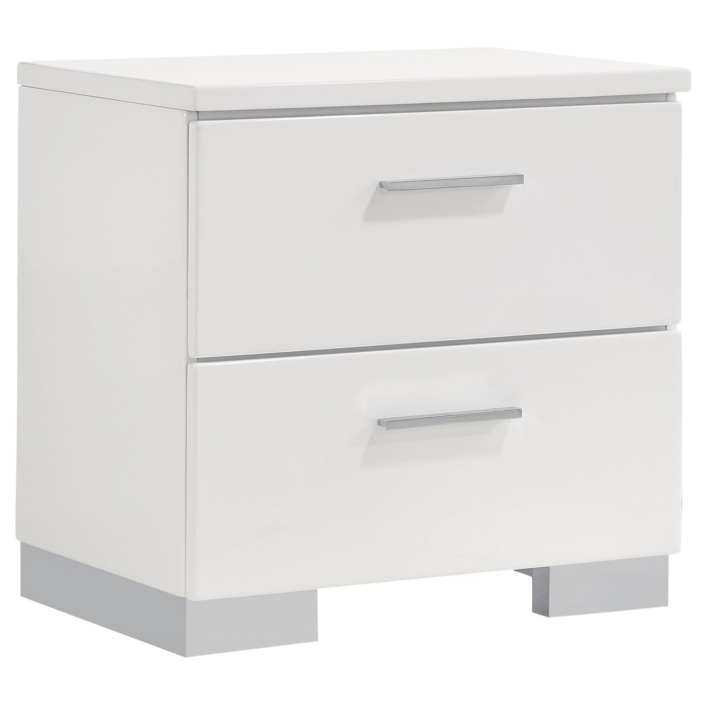 Felicity Contemporary Two-Drawer Nightstand