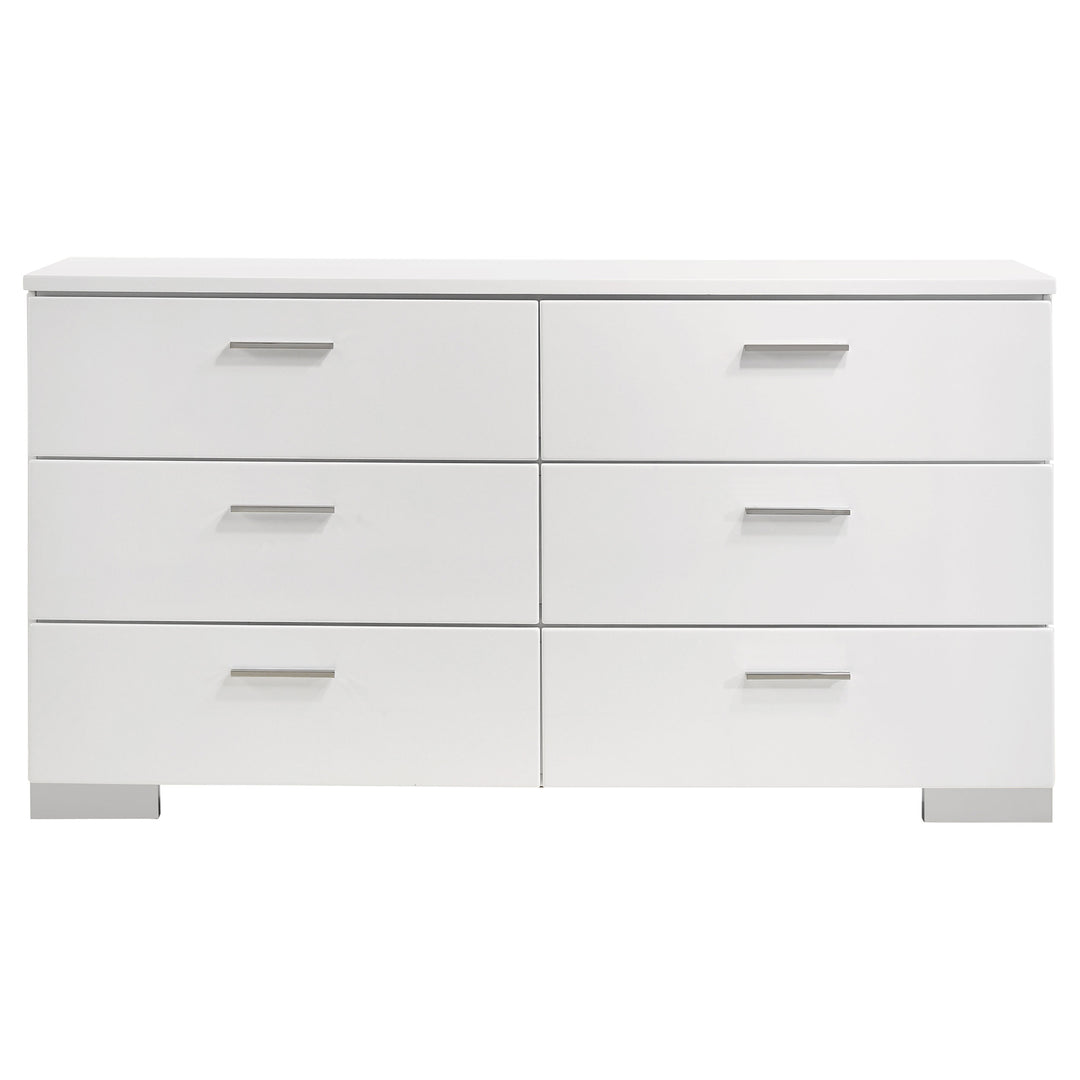 Felicity Contemporary Six-Drawer Dresser