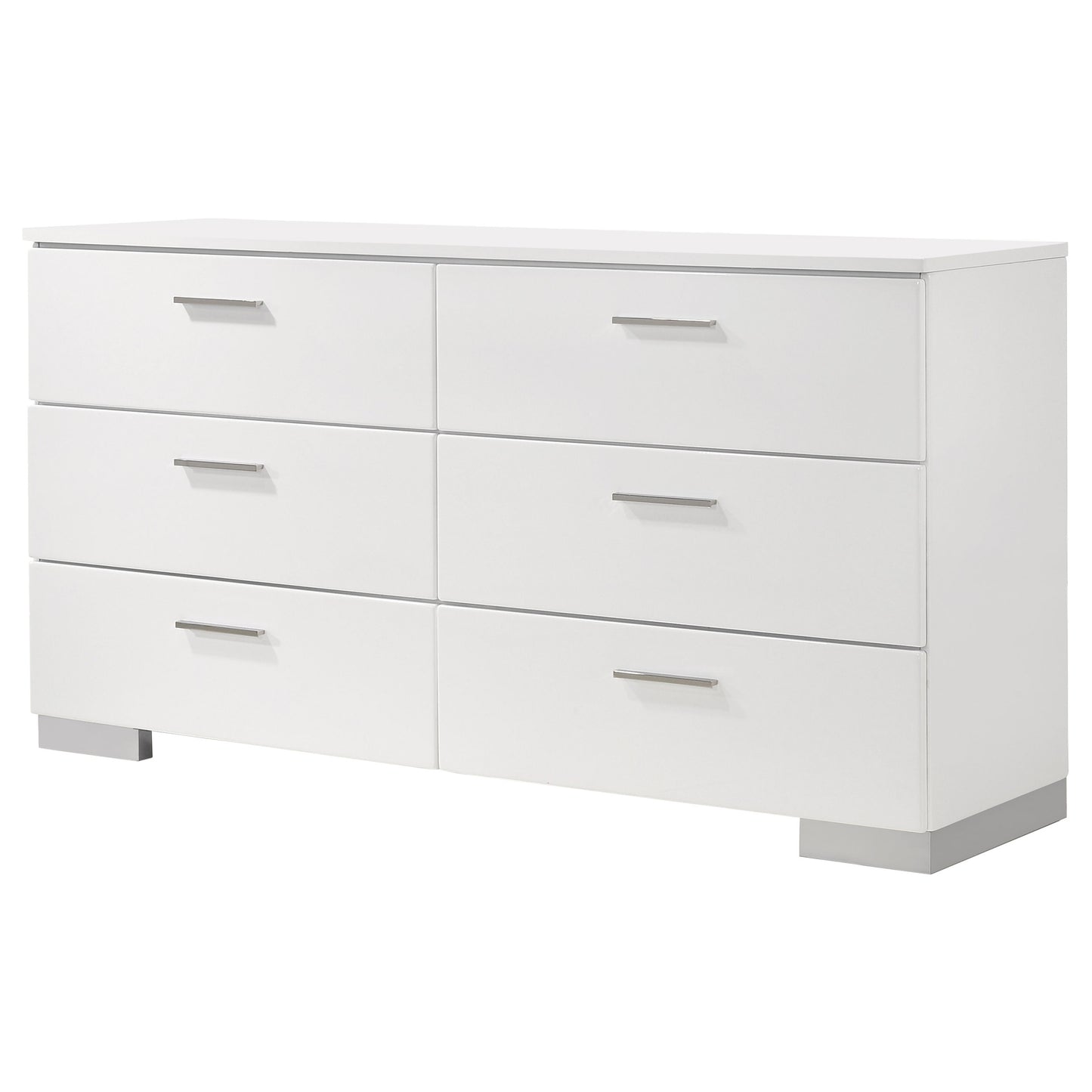 Felicity Contemporary Six-Drawer Dresser