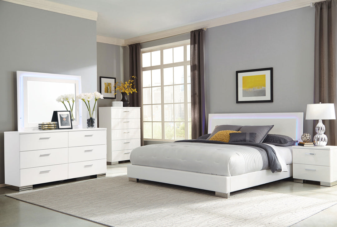 Felicity Contemporary Six-Drawer Dresser