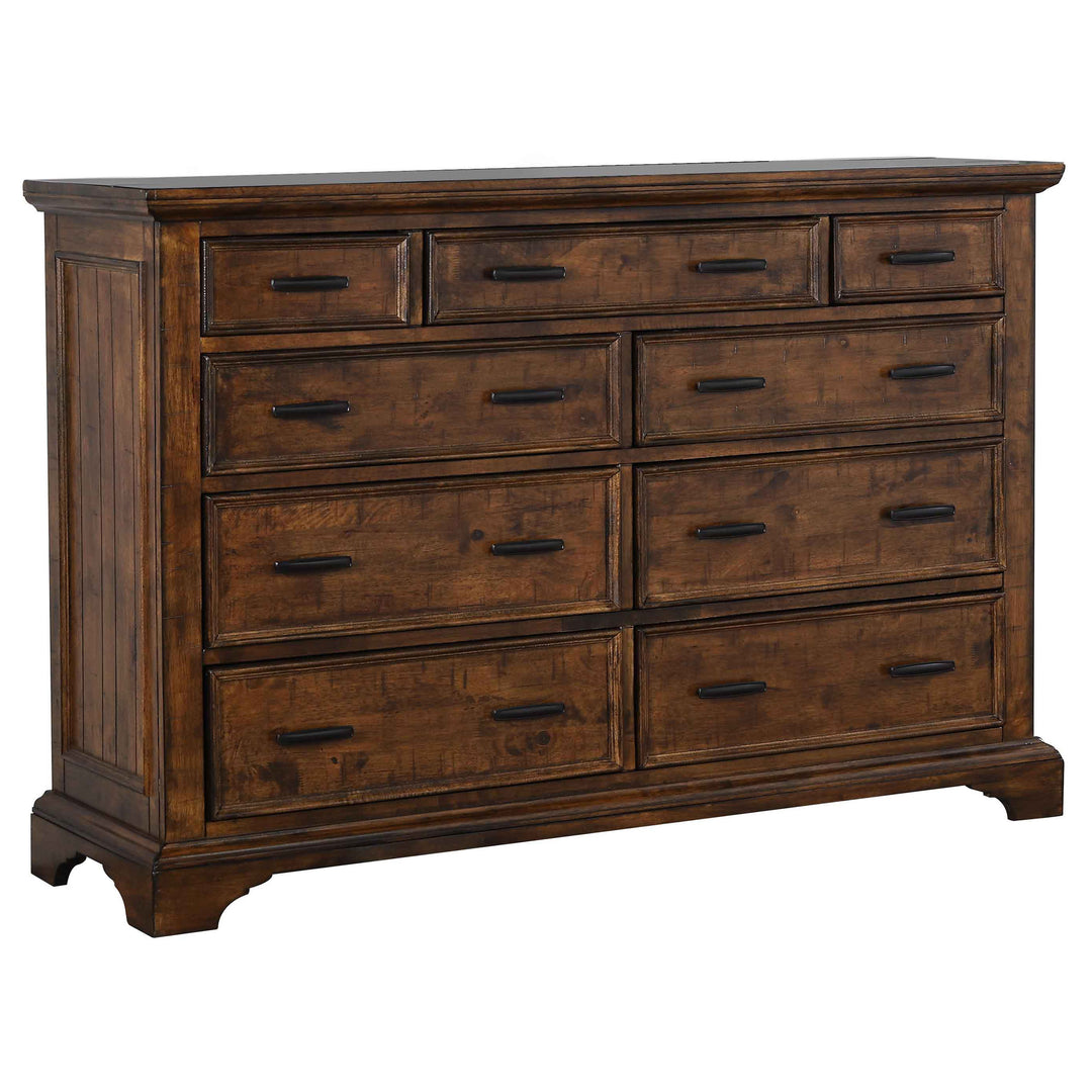 Elk Grove 9-drawer Dresser Vintage Bourbon