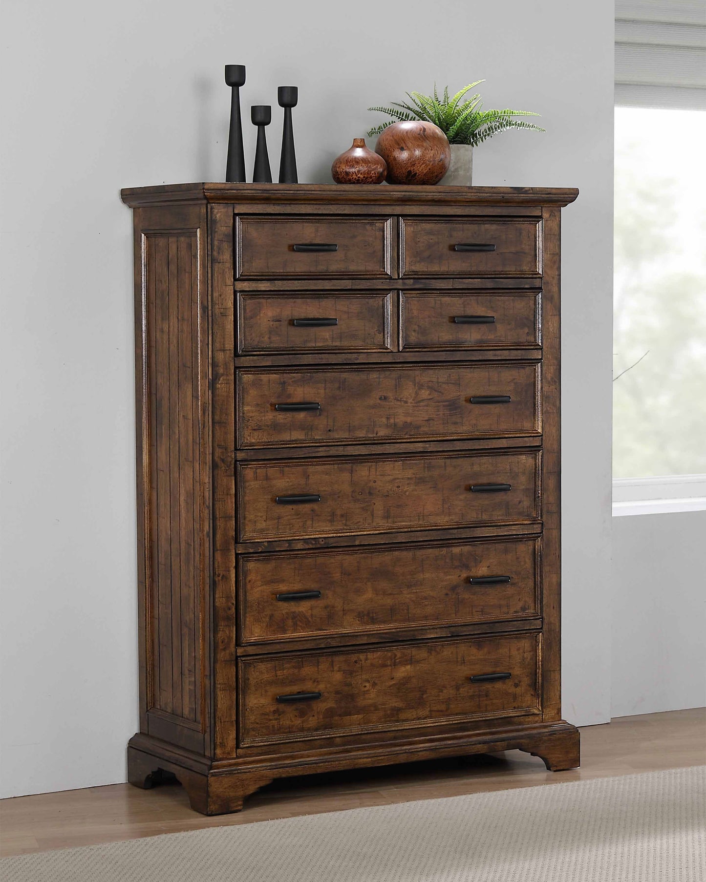 Elk Grove 7-drawer Bedroom Chest Vintage Bourbon