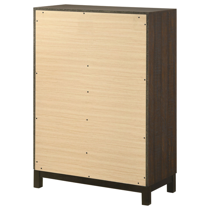 Edmonton 5-drawer Bedroom Chest Rustic Tobacco