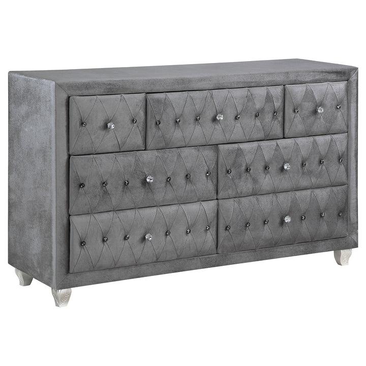 Deanna 5-piece Eastern King Bedroom Set Grey