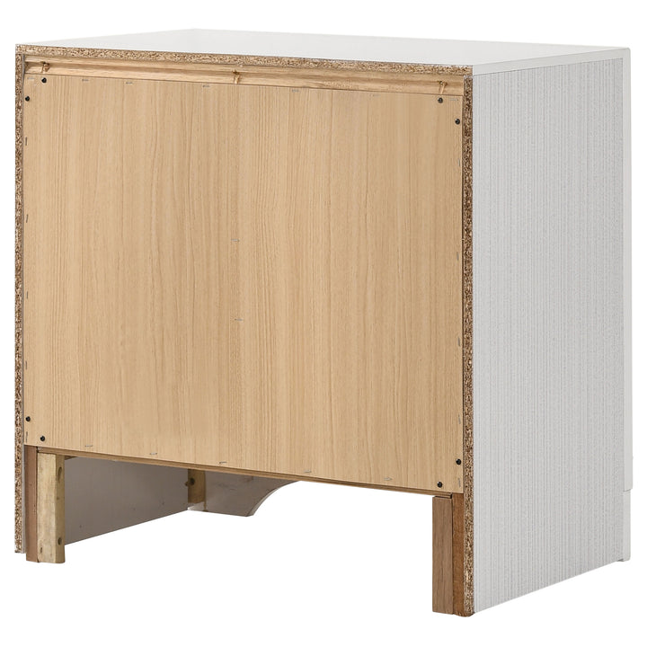 Miranda 2-drawer Nightstand White