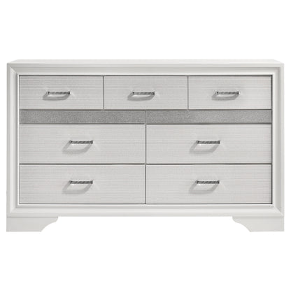 Miranda 7-drawer Dresser White