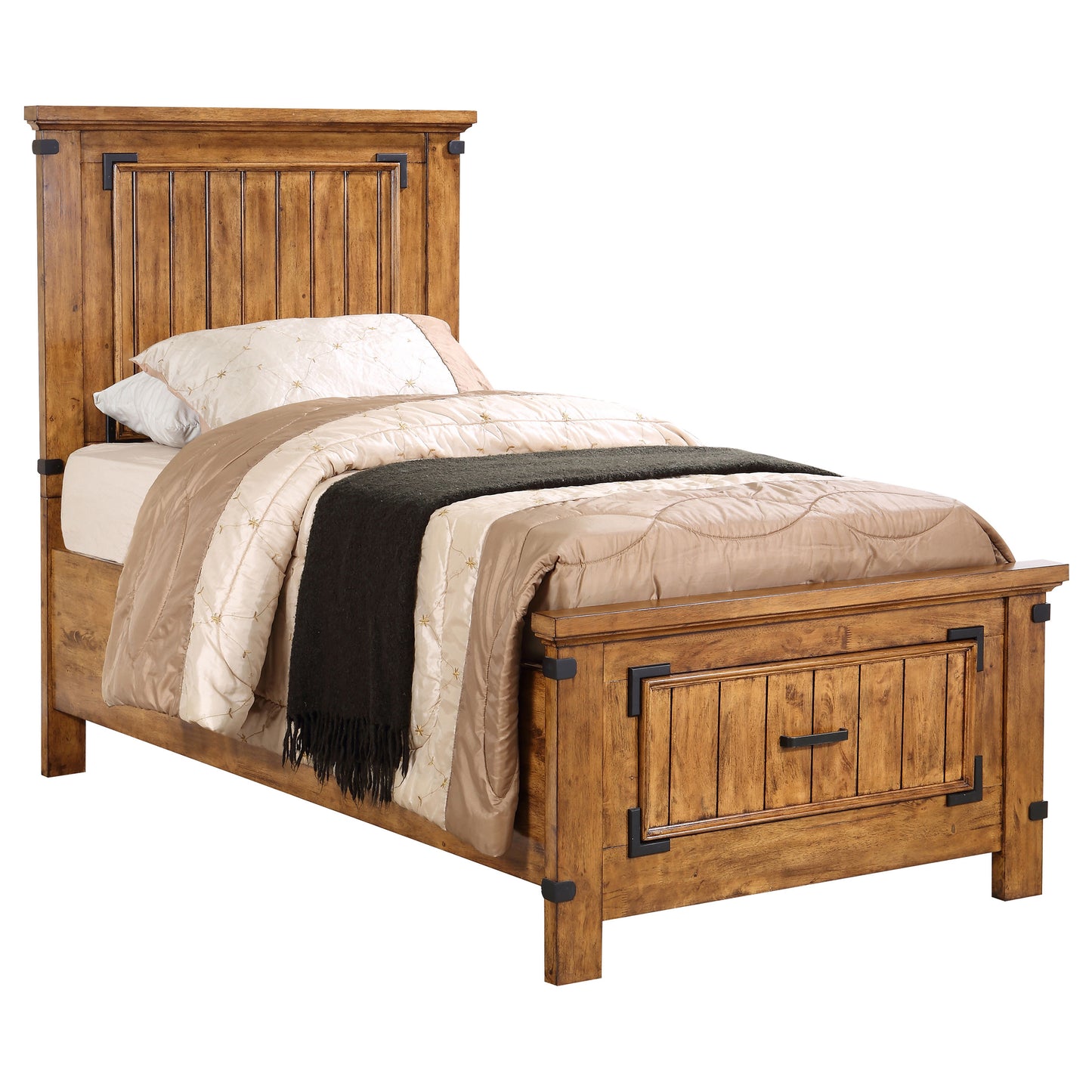 Brenner Rustic Honey Twin Four-Piece Set