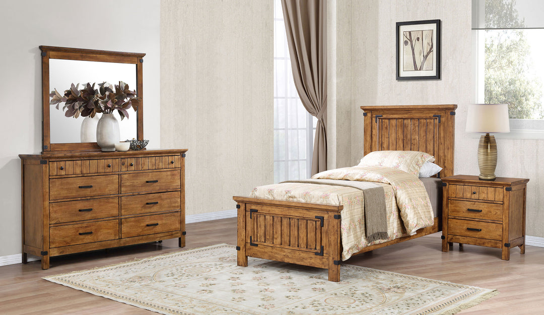 Brenner Rustic Honey Twin Four-Piece Set