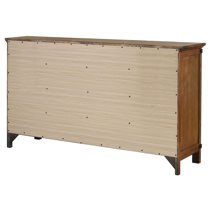 Brenner 8-drawer Dresser Rustic Honey