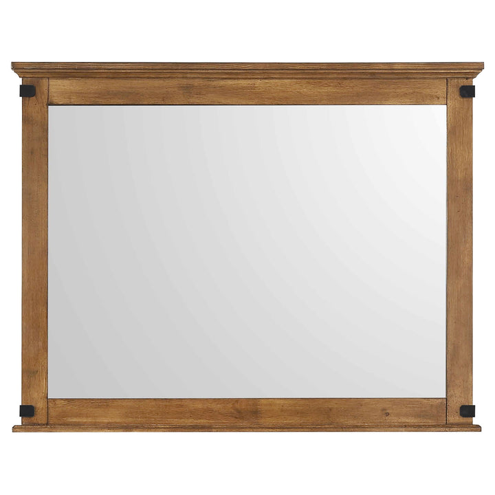 Brenner Dresser Mirror Rustic Honey