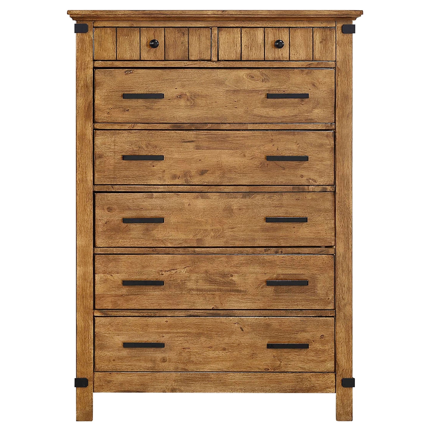 Brenner 7-drawer Bedroom Chest Rustic Honey