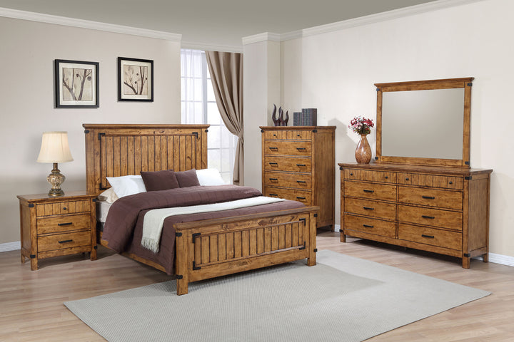 Brenner 7-drawer Bedroom Chest Rustic Honey