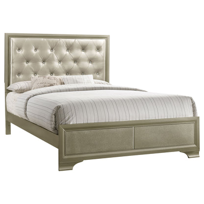 Beaumont Transitional Champagne Eastern King Five-Piece Set