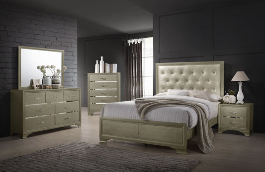 Beaumont Transitional Champagne Queen Four-Piece Set