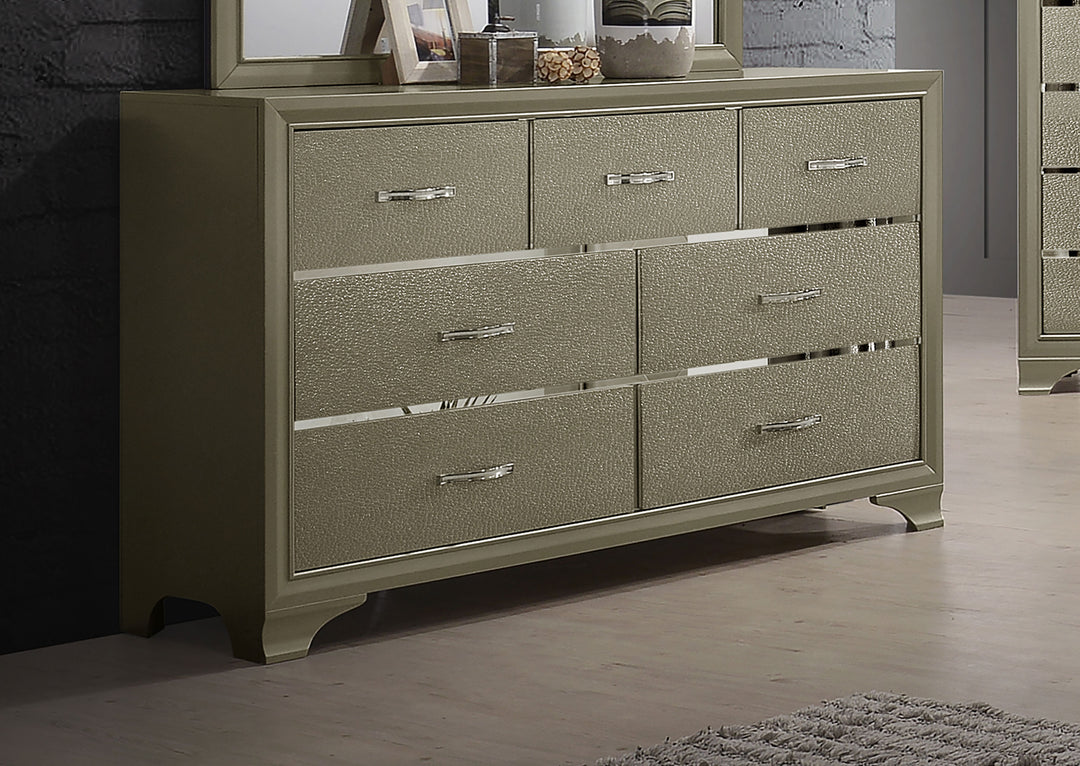 Beaumont 7-drawer Dresser Champagne