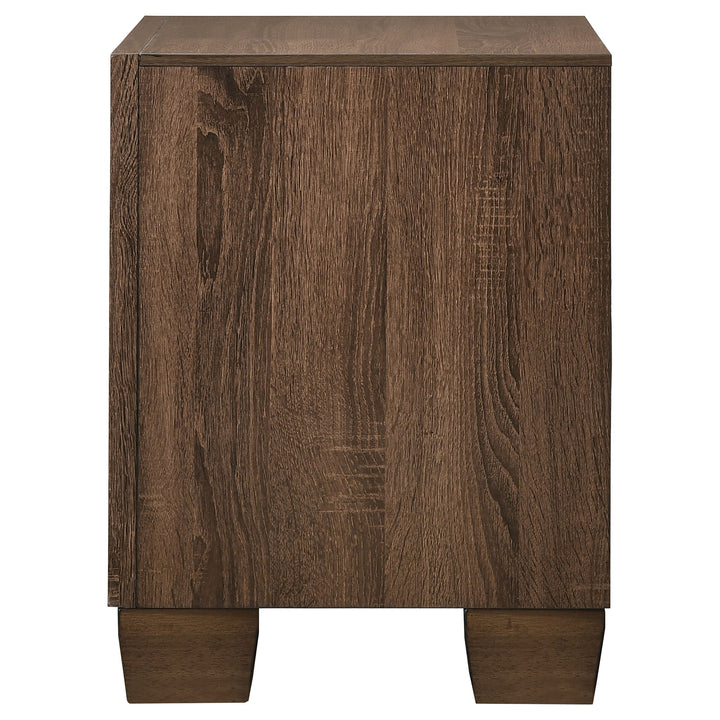 Brandon 2-drawer Nightstand Warm Brown